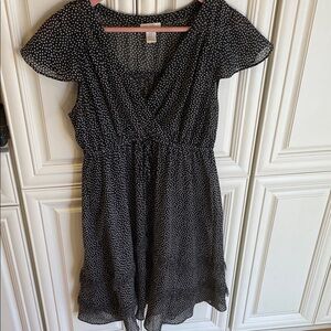 Black and White Polka Dot Maternity Dress